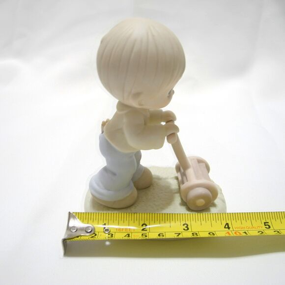 Precious Moments "Mow Power To You" 1989 Figurine #PM-892 New in Box - Picture 8 of 8